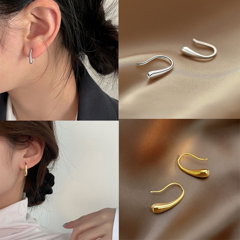 S925 Sterling Silver Waterdrop Earrings