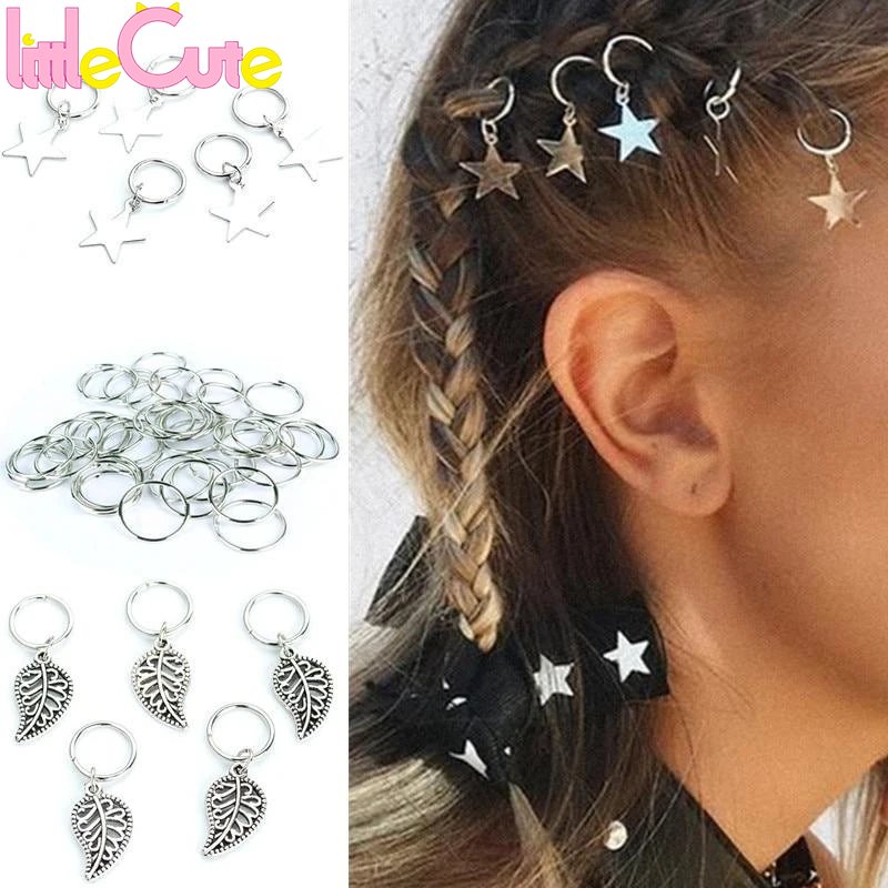 Twist Braid 10Pcs/Bag Hip-Hop Personality Geometry Star Trees Dirty ...