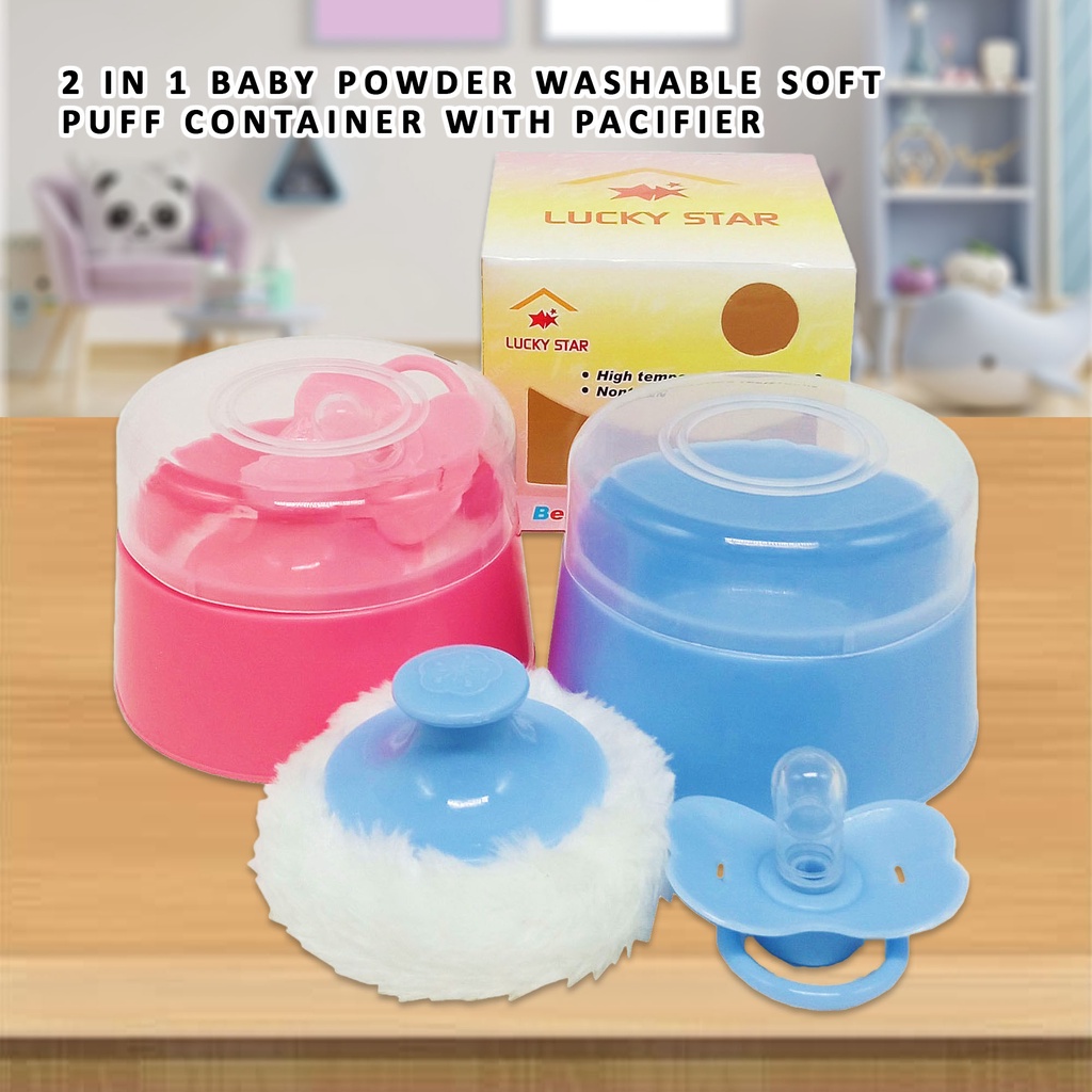 Infant Baby powder puff round baby body cosmetics NonToxic Powder