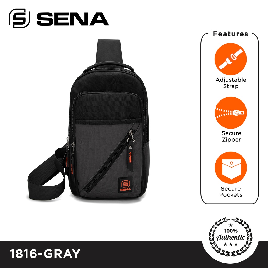 SENA 1816 Chest Bag Plain Shopee Philippines