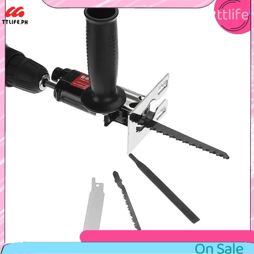Reciprocating Saw Attachment Change Electric Drill Into Reciprocating