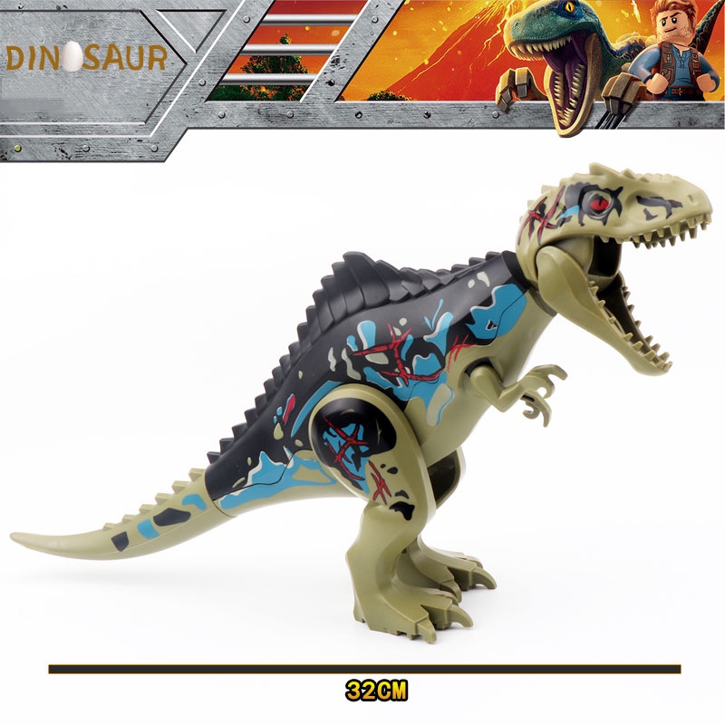 Big Dinosaur Blocks 28CM Jurassic Tyrannosaurus velociraptor