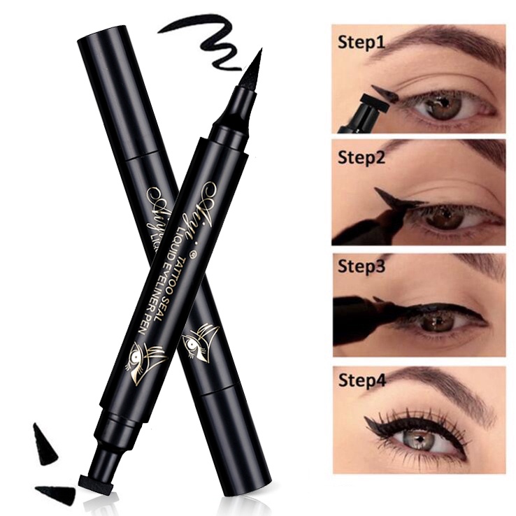 seal liquid eyeliner pen black eyeliner pen beginner eye makeup durable