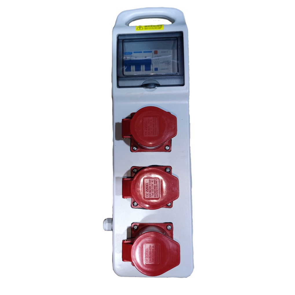 Grippes Industrial Outlet Distribution Panel 3 x 32A 4Pins 220V with ...