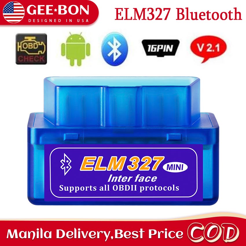 GEEBON Bluetooth ELM 327 V2.1 Auto OBD Scanner Code Reader Diagnostic ...