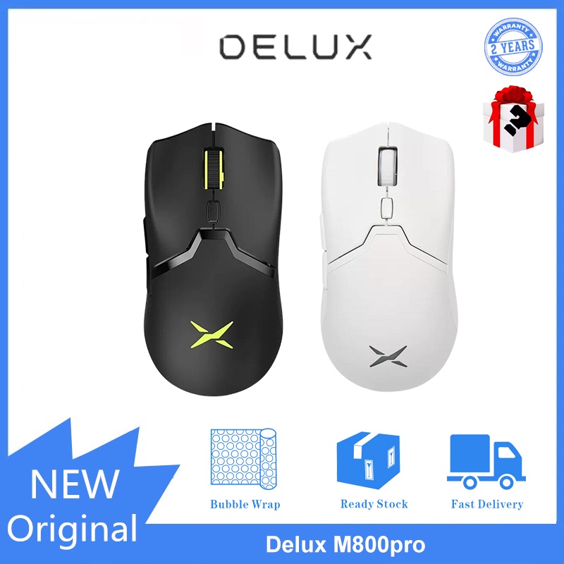 Delux M800 Pro Game Mouse Wireless Three Mode Rgb Light 3370 Version Mouse Shopee Philippines 6359