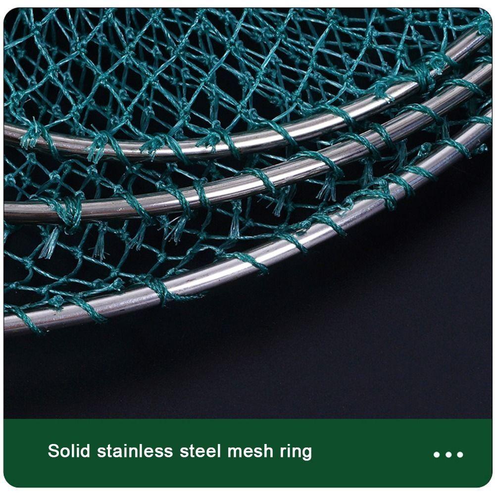 CENPAI Fly Fishing Net Shrimp Mesh Cage Fishing Trap Nylon Dip Net ...