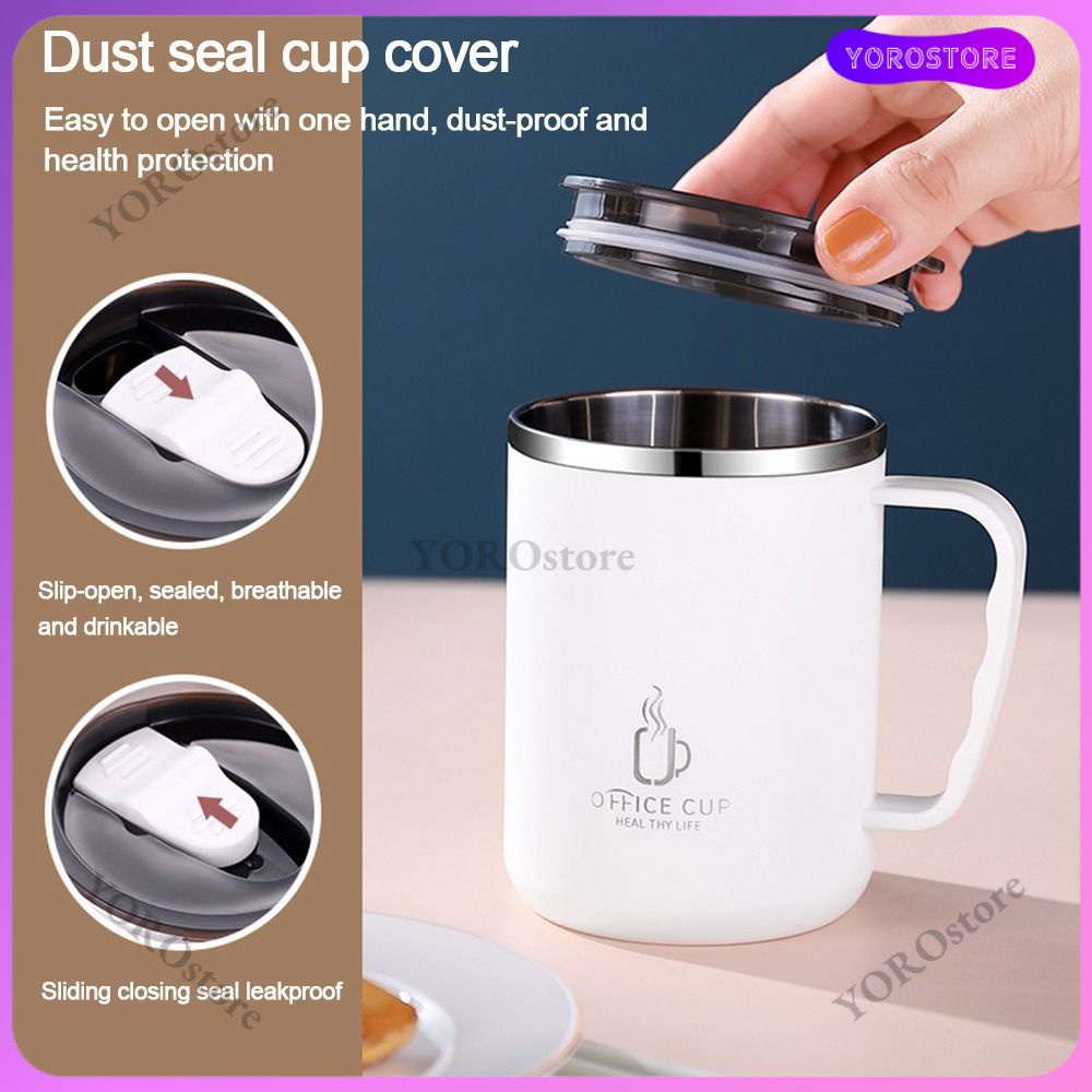 Coffee Mugs Hot & Cold 300ml Water Cup Thermos Insulation cup With ...