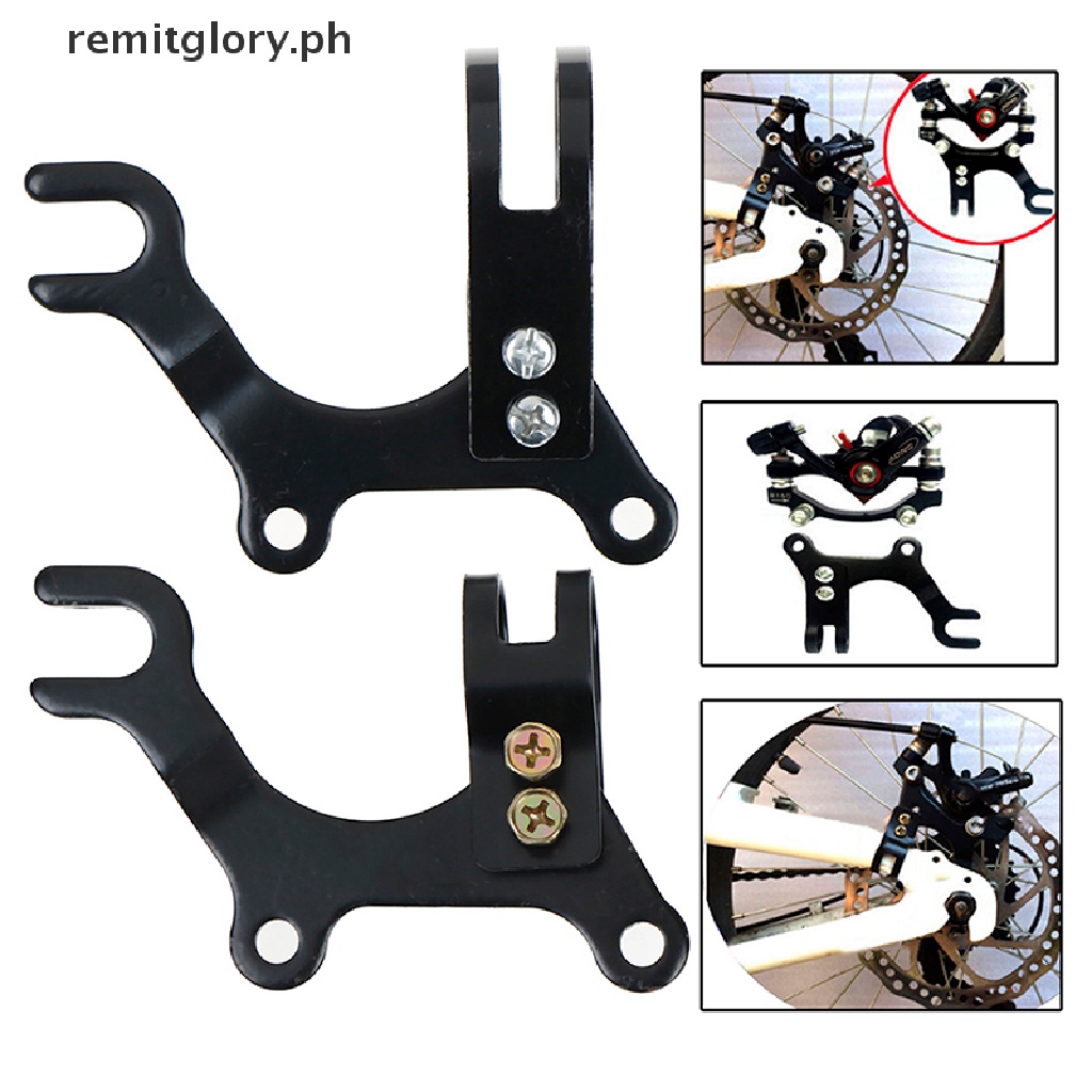 remitglory Adjustable black bicycle bike disc brake bracket frame