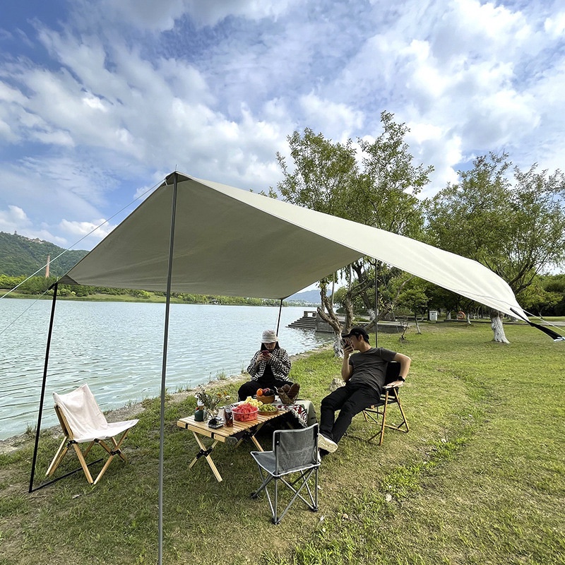 Outdoor Camping Pergola Awning Rainproof Sunscreen Lightweight Picnic Canopy Tent Shed Portable Equipment