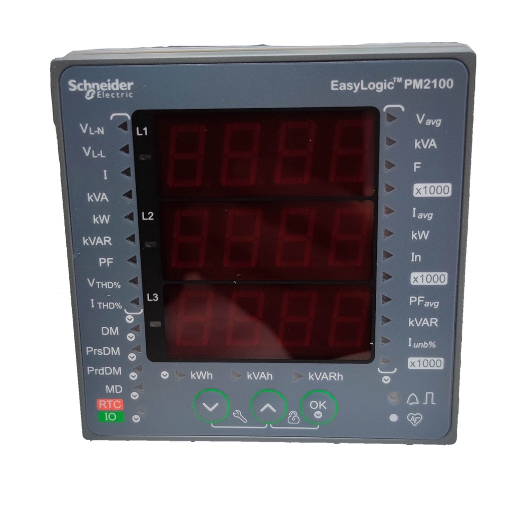 Schneider Power Meter METSEPM2120 Easy Logic 48277V RS485 Single Phase