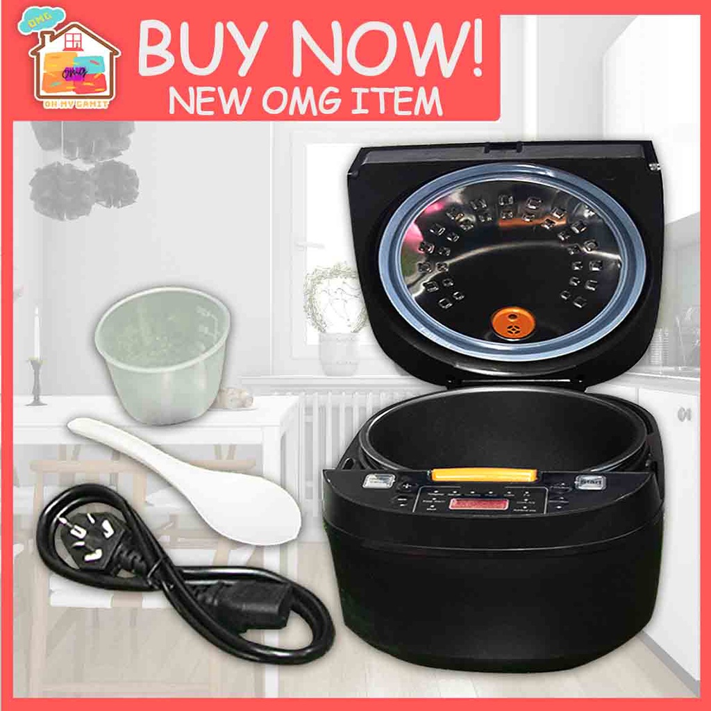 OMGSilver Crest Electric Rice Cooker Brown and Black Shopee Philippines