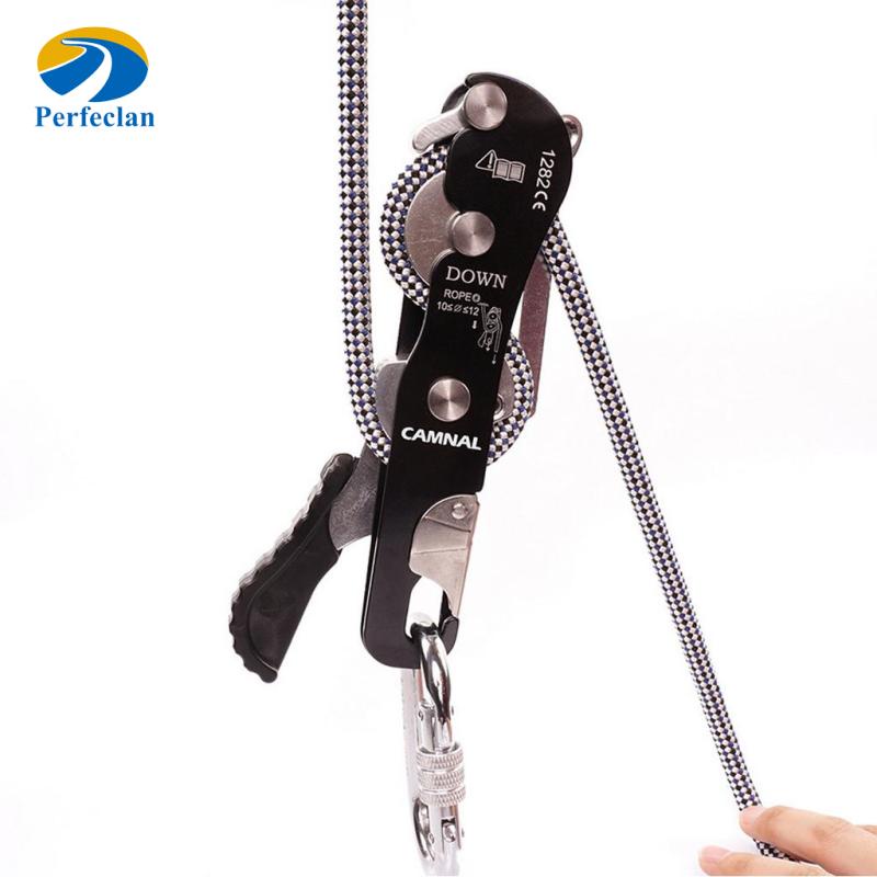 Szxflie3 Self-braking Stop Descender Gear 12mm Rope Climbing Caving ...