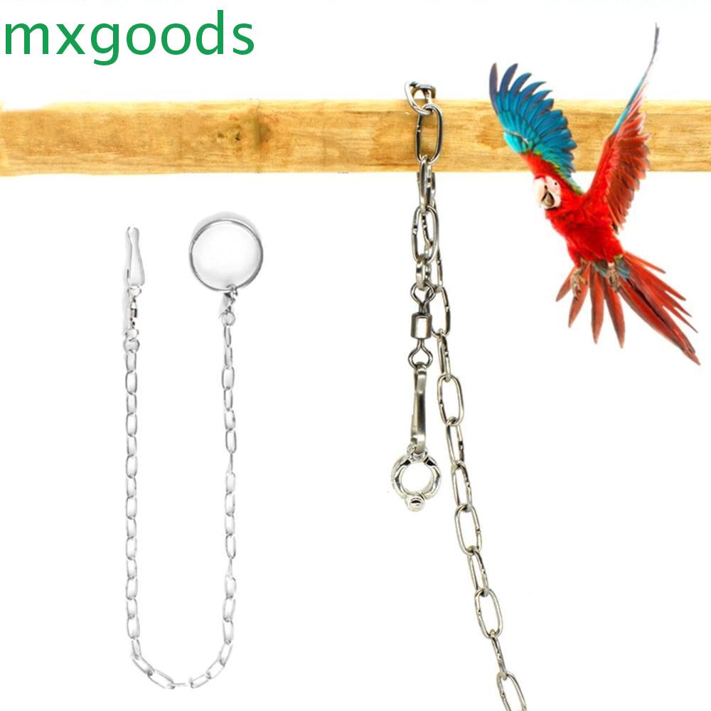MXGOODS Lovebirds Parrot Leg Ring Cockatiel Leash Bird Foot Chain Ankle