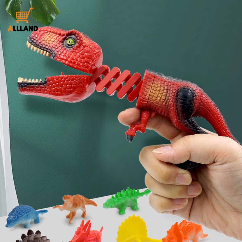 Interesting Dinosaur Shark Shape Retractable Spring Toy/ Fun Animal ...