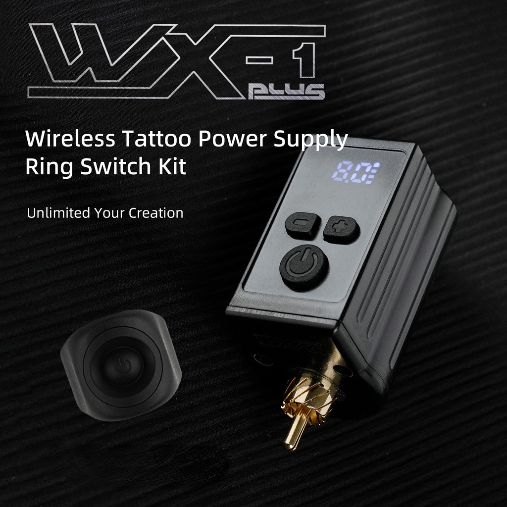 Lightning Wireless Tattoo Power Supply Large Capacity 1400mAh