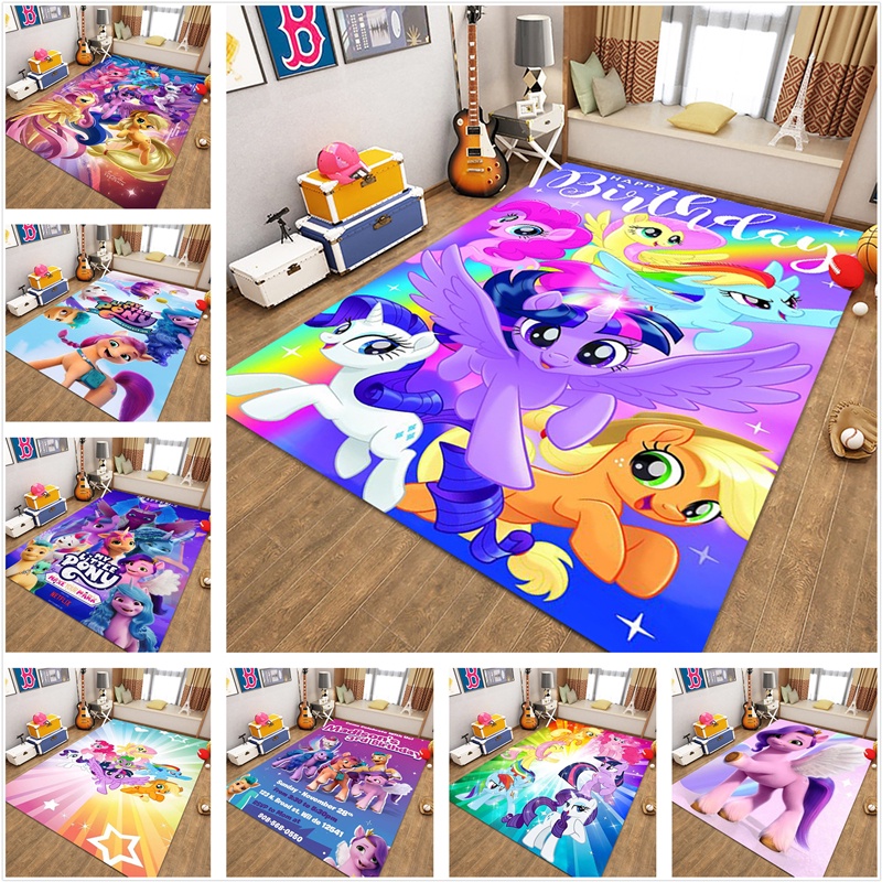 My Little Pony Cartoon Animation Carpet Bedroom Bedside Sofa Floor Mat ...