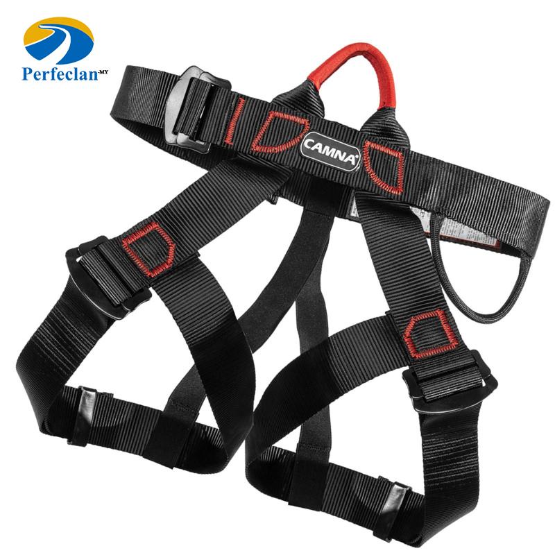 Full-Body Climbing Harness Safety Harness Outdoor Tree Rappelling Gear 