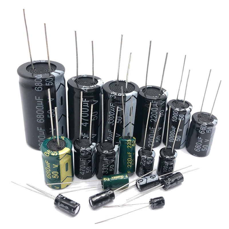 50v Aluminum Electrolytic Capacitor 047uf 1uf 33uf 10uf 22uf 33uf 47uf 100uf 220uf 330uf 470uf 4460