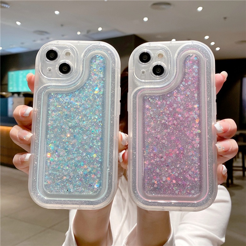 iPhone 14 Plus Glitter Sparkly Case with Ring Holder – MobileWrap