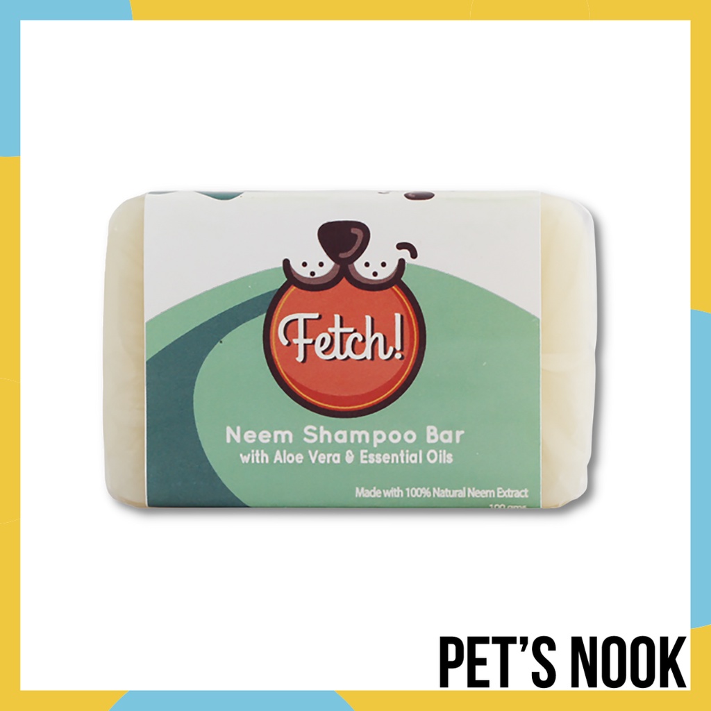 Fetch! Neem & Madre De Cacao Shampoo Bar (Citronella) for Dogs Anti