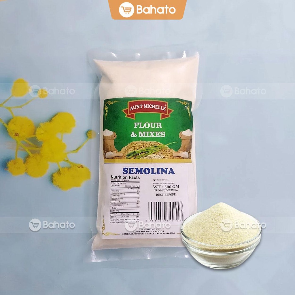 Semolina Aunt Michelle flour 500g pack (making noodles, pasta, semolina ...