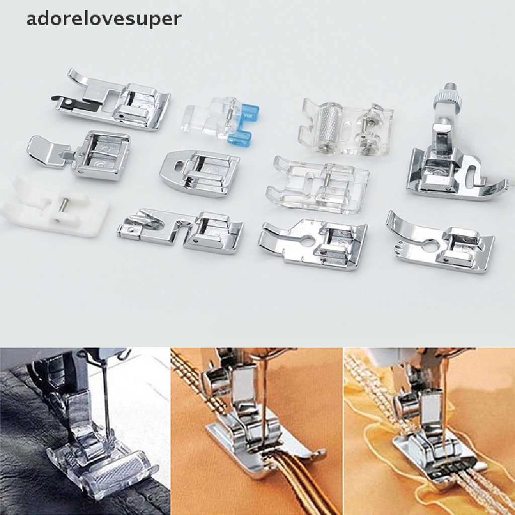 AD1PH 11pcs Multi Function Presser Foot Domestic Sewing Machine Feet ...