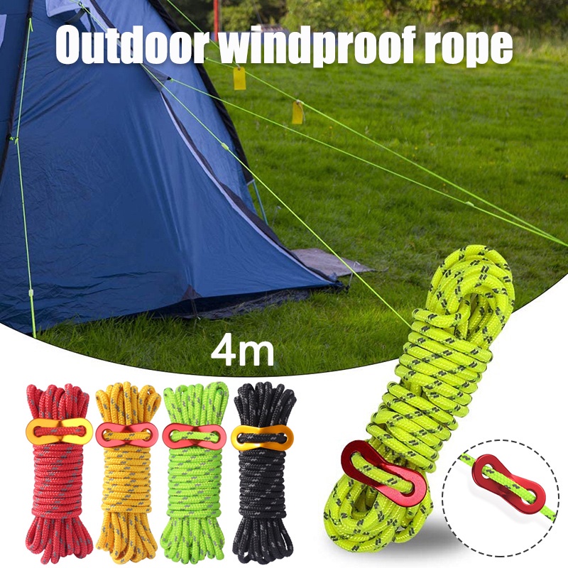 Outdoor Canopy Windproof Rope Support Rod Fixed Pull Rope 4m Tent ...