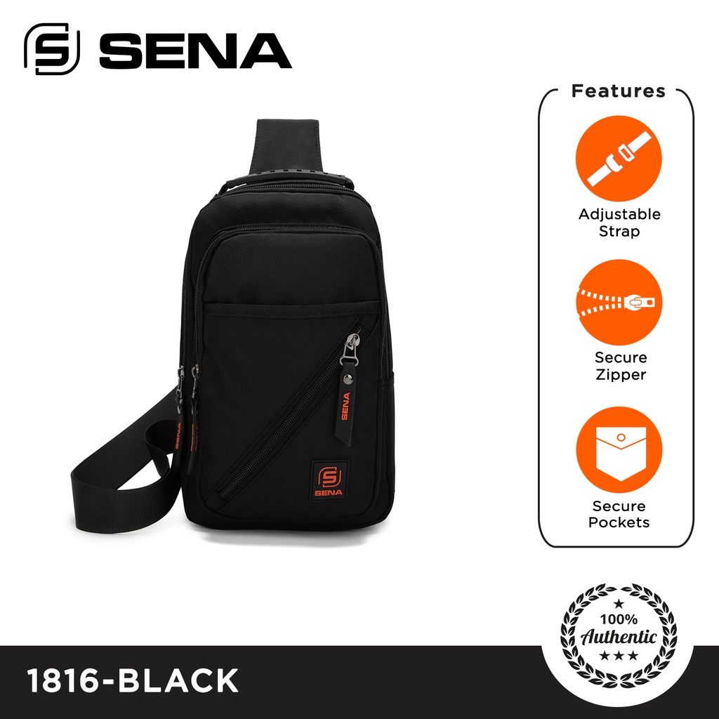 SENA 1816 Chest Bag Plain Shopee Philippines