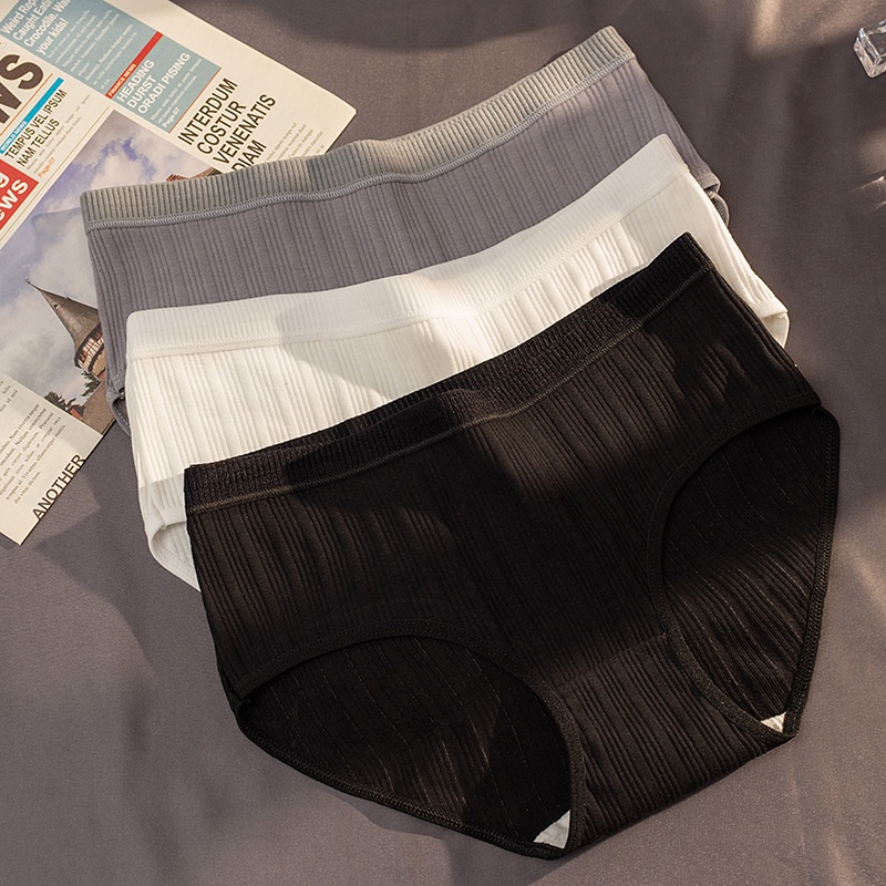 Plus size MXL cotton seamless panty for Women midwaist underwear