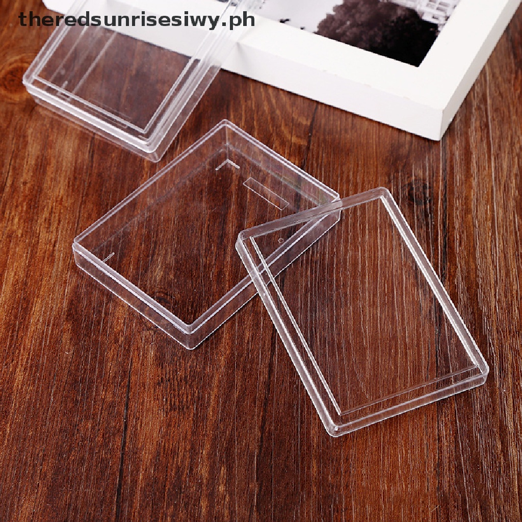 [TDW] Transparent Plastic Boxes Playing Cards Container Storage Case