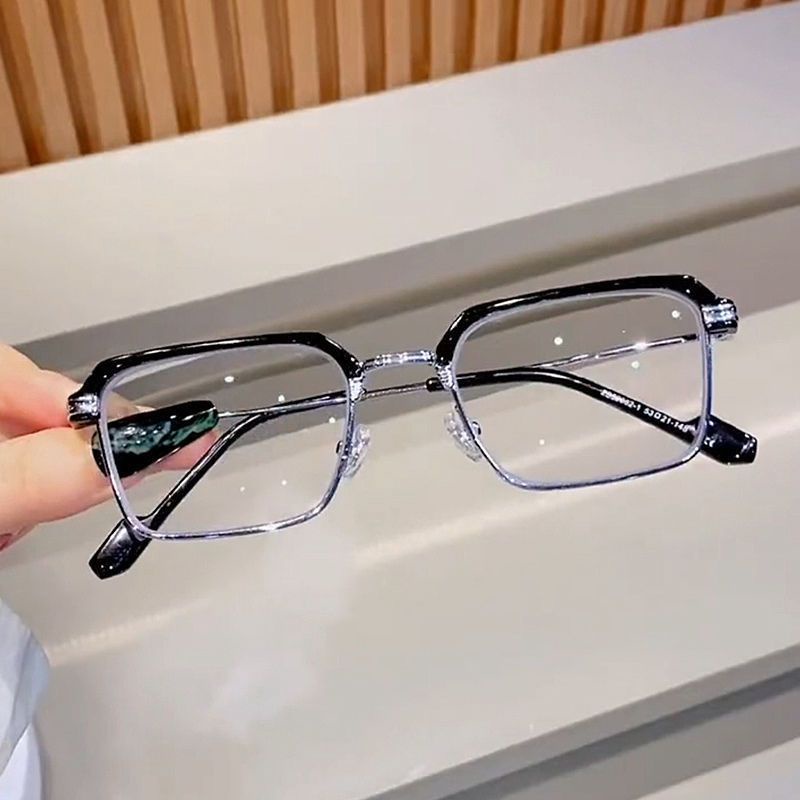 Fashionable Metal Frame Myopia Grading Glasses-50-100-150-200-250-300 ...