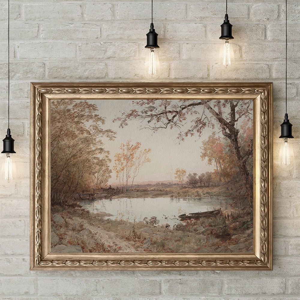 Vintage Gallery Wall Art Poster And Print French Country Landscape ...
