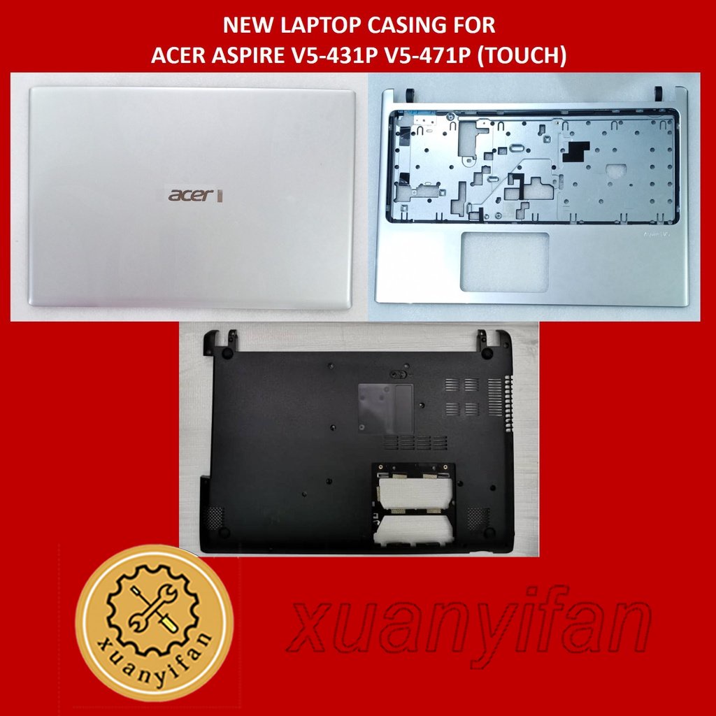 New Acer Aspire V5 431p V5 471p Touch Series Front Casing A Palmrest C Bottom Cover D Ram 5696