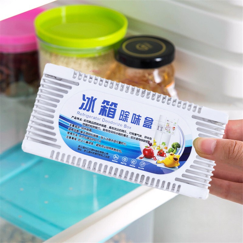 Air Purifier Refrigerator Deodorant Box Freezer Deodorizer Home Bamboo ...