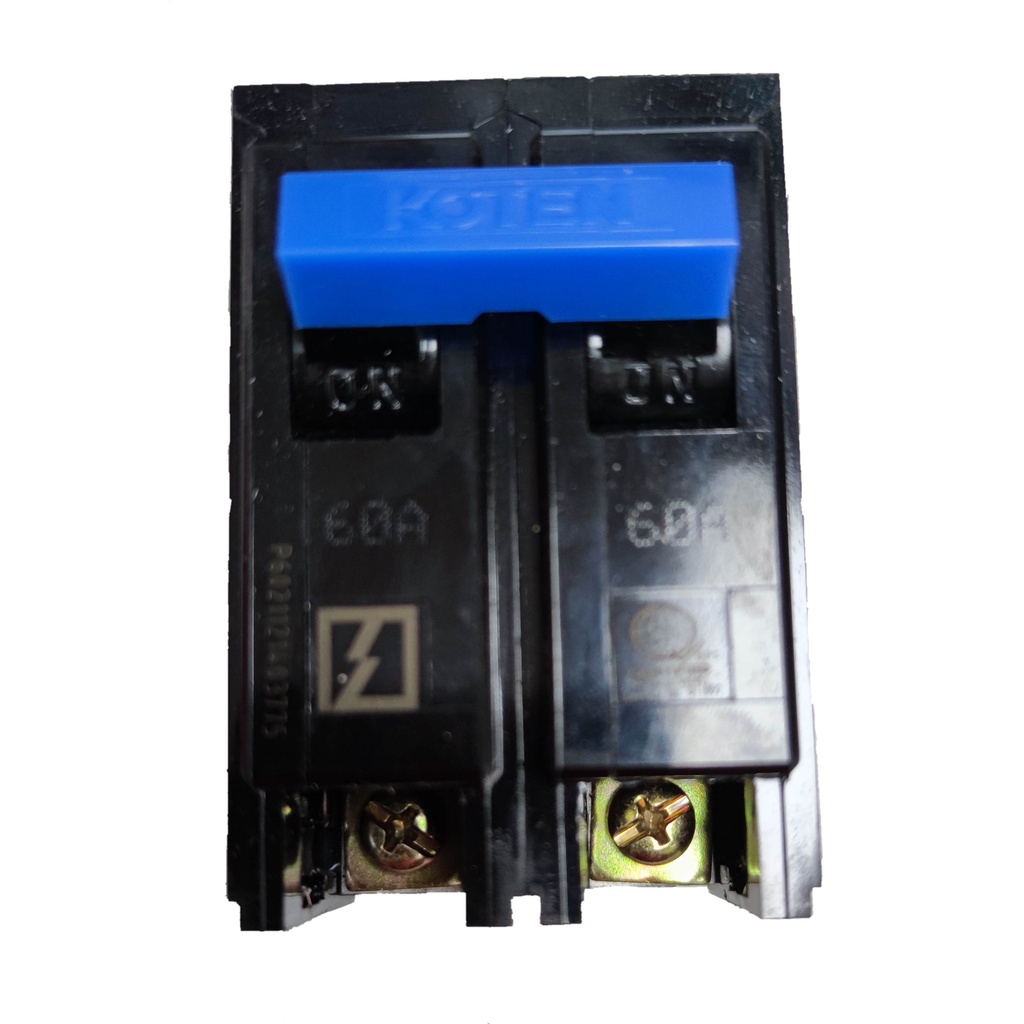Koten Circuit Breaker 60A 2 Pole Plugin, Circuit Breakers Plug in