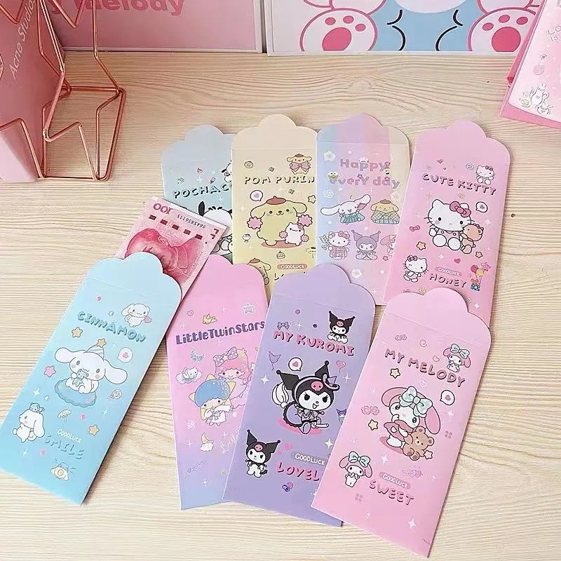 5Pcs Sanrio Series Cartoon Red Packet 2023 Sampul Duit Raya Festival ...