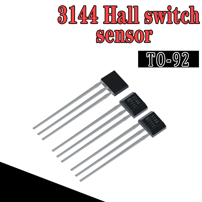 10pcs A3144 OH3144 Y3144 Hall Effect Sensor Brushless Electric Motor TO ...
