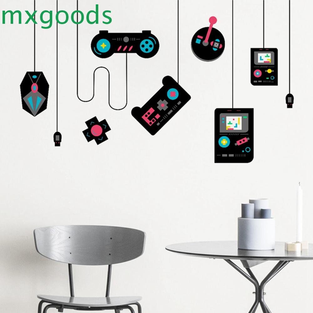 MXGOODS PVC Wall Decals Gaming Controller Playroom Decoration Wall ...