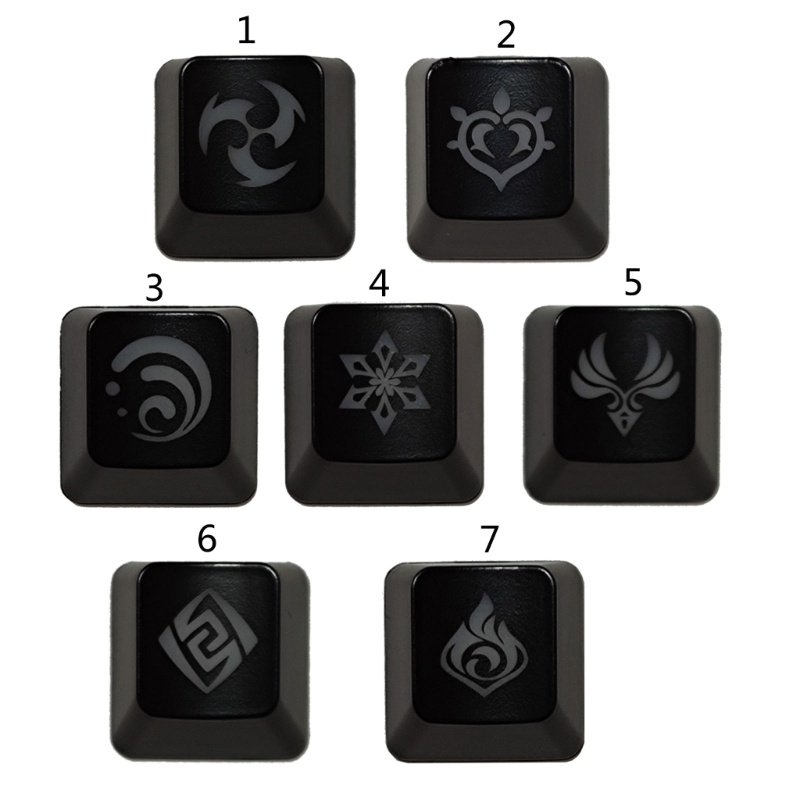R* ABS Backlit Keycap Mechanical Game Keyboard Covers R4 Height OEM ...
