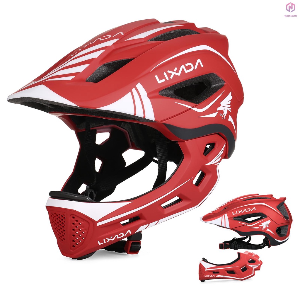 Kids Detachable Full Face Helmet Children Sports Safety Helmet For