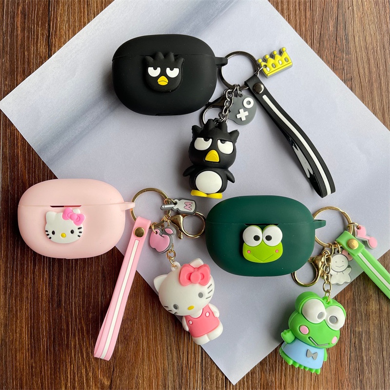 ins Cartoon Cases for Jabra Elite 3 / Elite 2 Case Cute with keychain