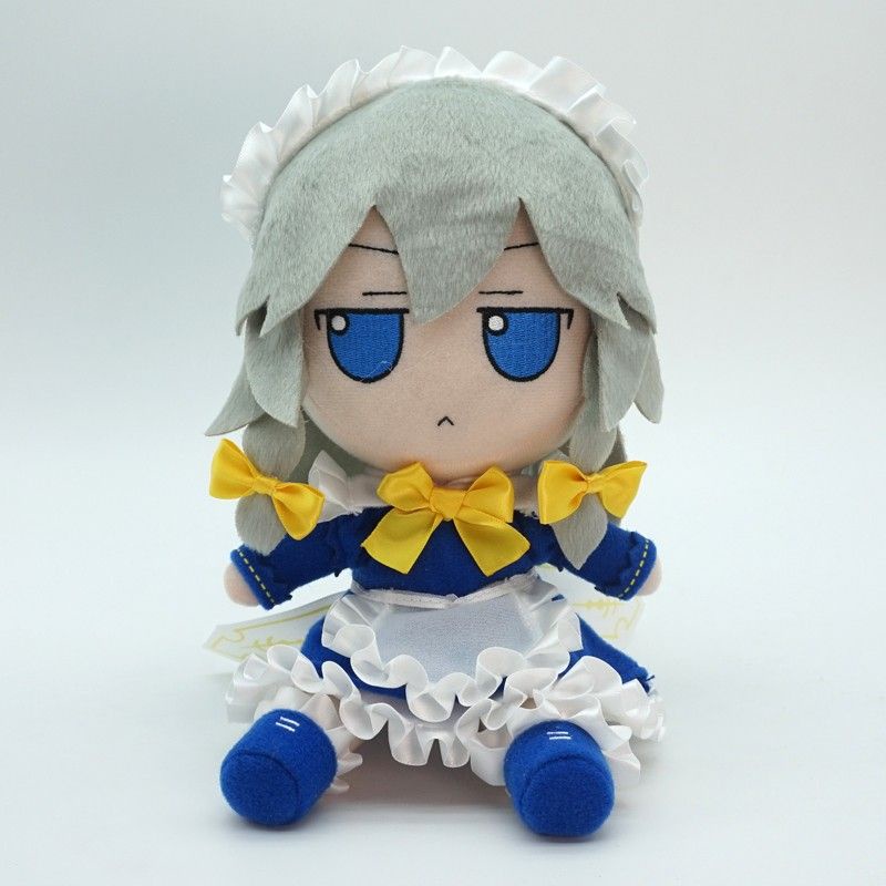 Izayoi Sakuya Anime Japanese Touhou Plush Project Cosplay Doll Reimu Stuffed Toy Fumo Mascot