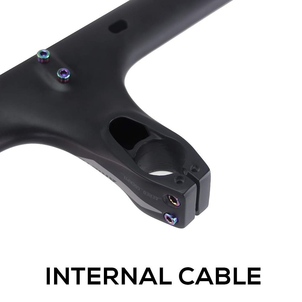 2023 JAVA Integrated Road Bike Internal Cable Handlebar T1000 Carbon ...