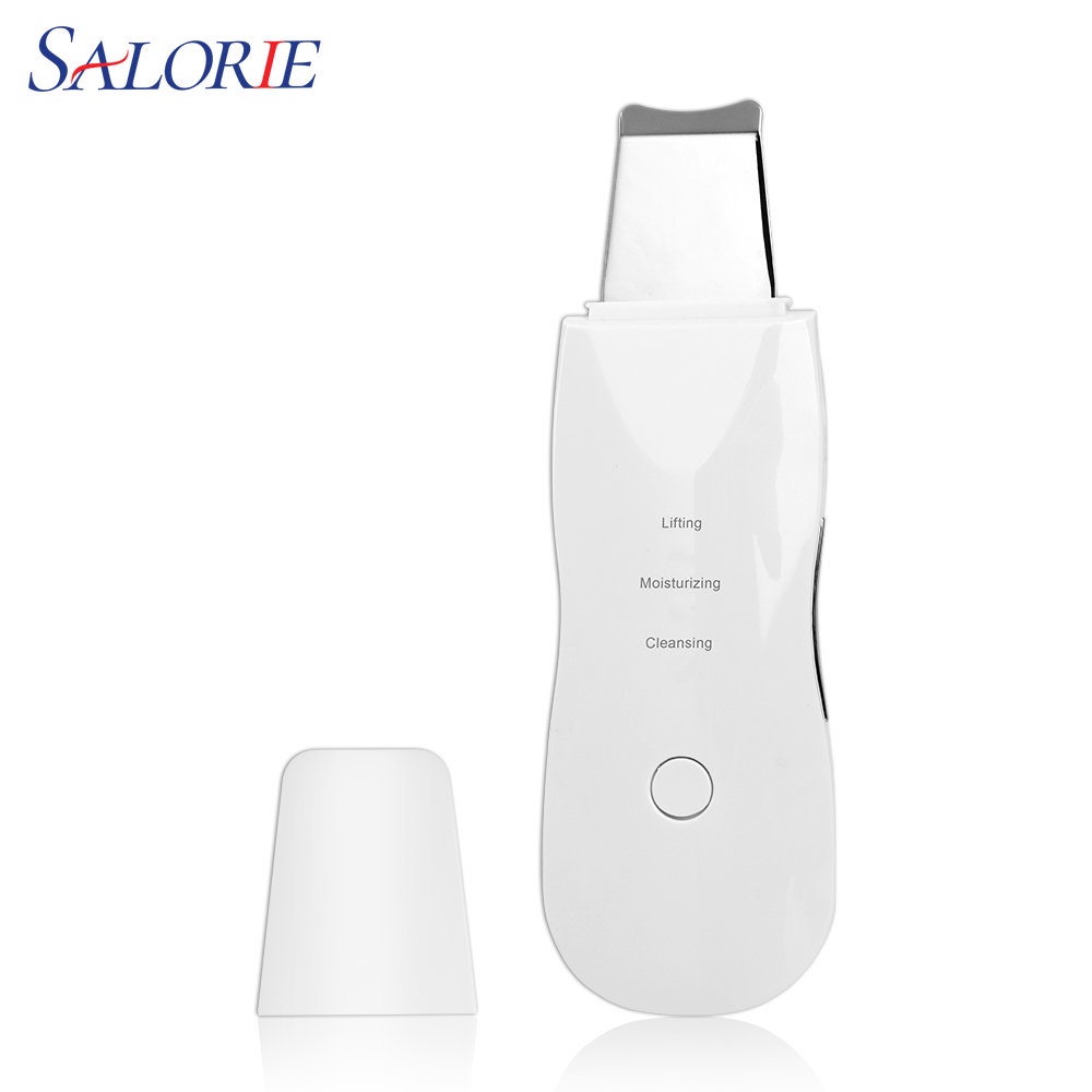 Salorie Ultrasonic Skin Scrubber Deep Cleaning Face Scrubber Vibrating ...