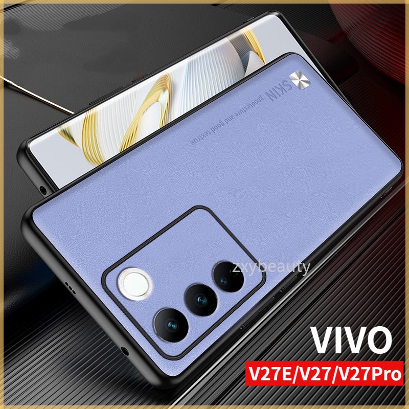 Luxury Matte Leather Casing For VIVO V27E 5G V27 Pro Phone Case Soft ...