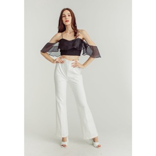 off-shoulder black lace crop top - Tops Best Prices and Online Promos -  Women's Apparel May 2023 | Shopee Philippines