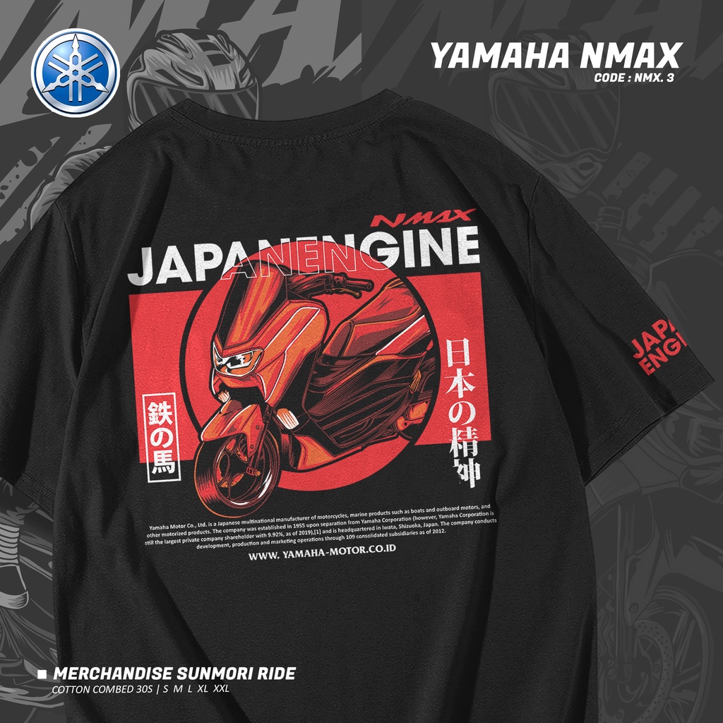Sunmori Yamaha Nmax Rider Simple T-shirt | Shopee Philippines