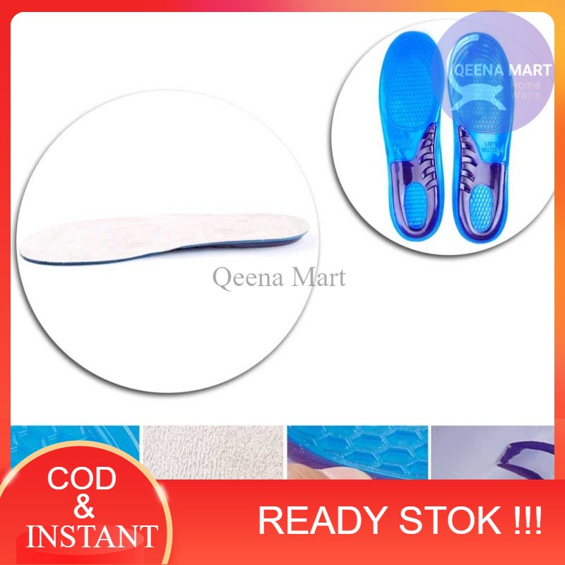 Insole Pad In Shock Absorb Gel Orthotic Arch Shoes - KYL | Shopee ...