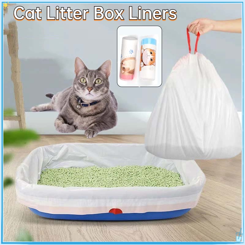 Cat Litter Bag Reusable Cat Feces Filter Hygienic Cat Litter Box Liners ...